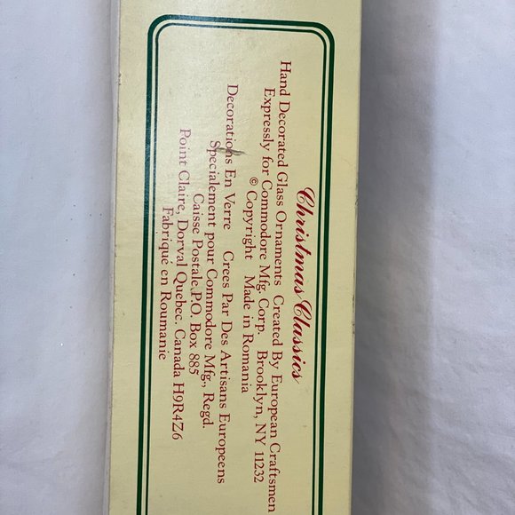 Vintage Christmas Classics Tree Topper European Hand Decorated Glass Ornament - Picture 7 of 11